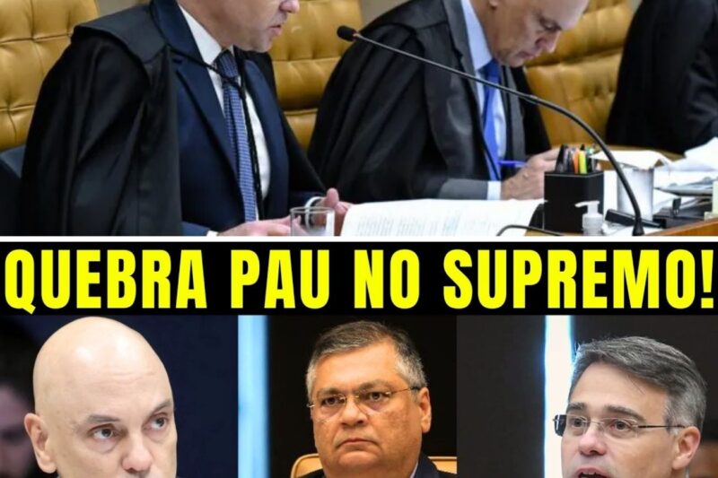 MORAES E FLÁVIO DINO PERDEM A PACIÊNCIA E REAGEM! ANDRÉ MENDONÇA LEVOU NA LATA!