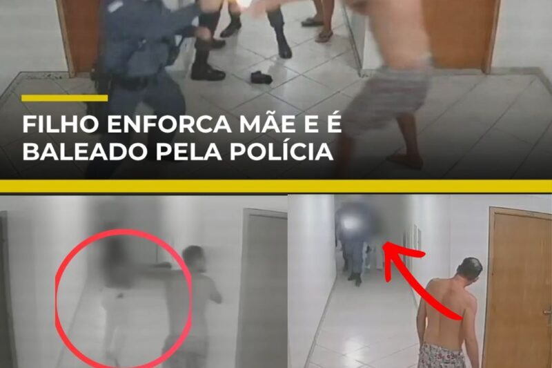 O PESADELO NO LAR: Homem Tenta Enforcar a Própria Mãe de 84 Anos e Acaba Baleado Pela Polícia Após Resistência
