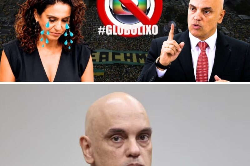 Moraes ENLOUQUECE, rasga a Constituição e faz jornalista da Globo passar vergonha ao vivo!
