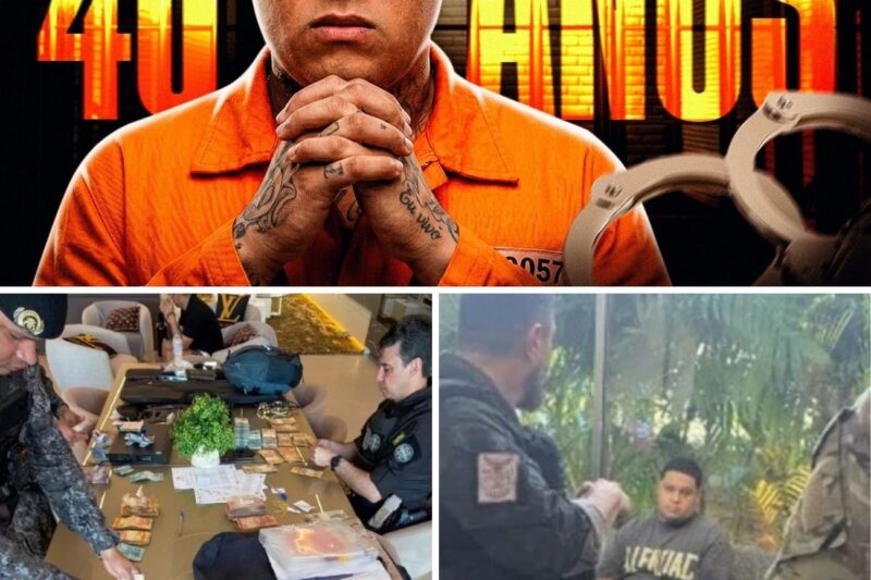 DO TOPO DAS PARADAS AO CÁRCERE: O FIM DO IMPÉRIO DE R$ 260 BILHÕES QUE PODE CONDENAR MC RYAN A 40 ANOS DE PRISÃO!