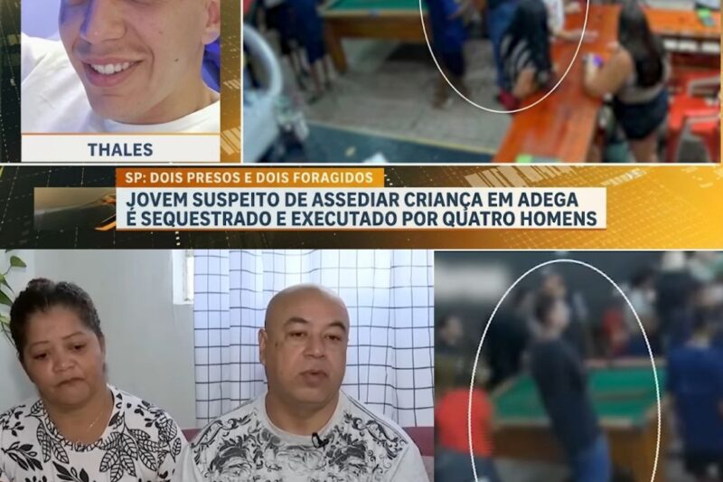 TRIBUNAL DO ABSURDO: JOVEM SUSPEITO DE ASSEDIAR CRIANÇA É SEQUESTRADO E EXECUTADO POR QUATRO HOMENS