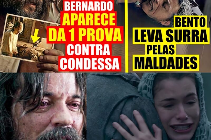 ALÉM DO TEMPO: RESUMO QUARTA 27/05 – Bernardo dá PROVA contra Condessa pra Lívia! Bento leva SURRA
