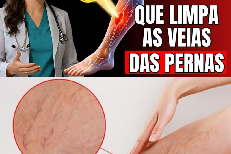 Conheça a VITAMINA Secreta que LIMPA as Veias das suas PERNAS – Médica revela