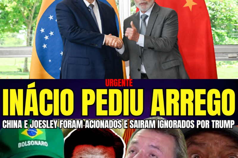 O apelo dramático de Inácio: o governo convoca a China e os bilionários para SALVAR AS FACÇÕES do ataque devastador de Trump.