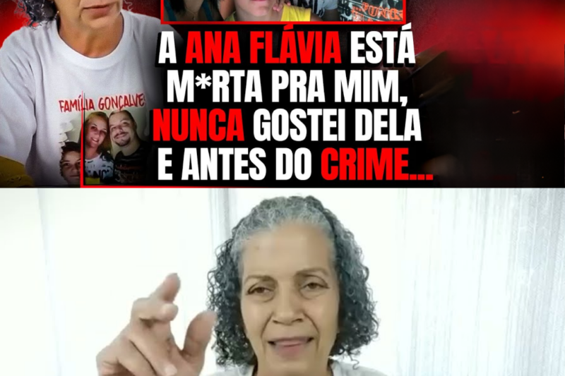 AVÓ DE ANA FLÁVIA GONÇALVES, A ‘MONSTRA’ QUE MATOU PAIS E IRMÃO, FAZ DESABAFO EMOCIONANTE — O QUE A FAMÍLIA REALMENTE PENSA SOBRE O CRIME QUE ABALOU O PAÍS?