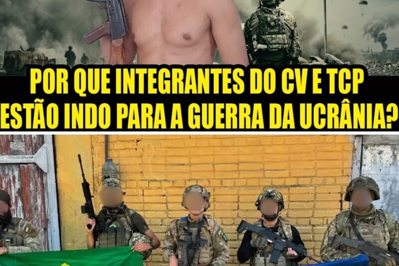 MEMBROS DO CV E TCP SE ALISTAM PRA LUTAR NA UCRÂNIA POR DIFERENTES MOTIVOS