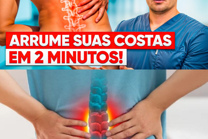 2 Minutos — E Sua Dor lombar Some Por 10 anos!!!