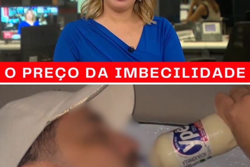 BOLSONARISTA VAI PARAR NA UTI APÓS BEBER DETERGENTE YPÊ; DANIELA LIMA SE REVOLTA AO VIVO