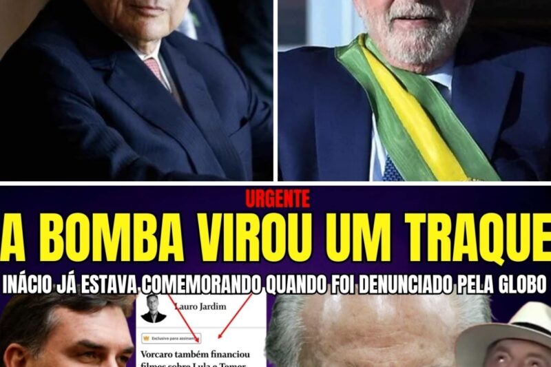 URGENTE A BOMBA VIROU UM TRAQUE MIRARAM FLÁVIO BOLSONARO E ACERTARAM EM CHEIO FILME DE LULA E TEMER