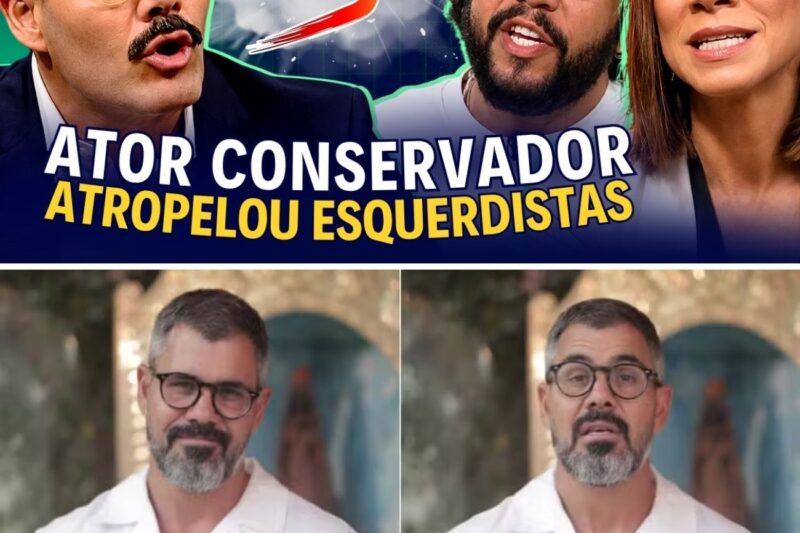 Ator Conservador DISCUTE com Militantes na Globo em DEBATE TENSO (Juliano Cazarré)