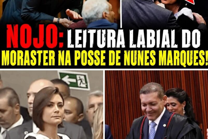 Bomba! VEJA LEITURA LABIAL de MORASTER, MICHELLE e BESSIAS na posse do Nunes Marques!
