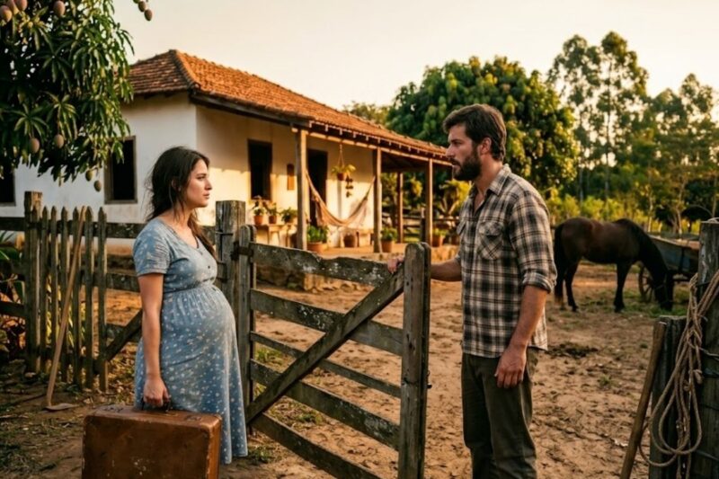 Grávida e Sem Ninguém na Vida, Ela Foi Para o Sítio do Único Homem Que a Amou… E Ele a Surpreendeu