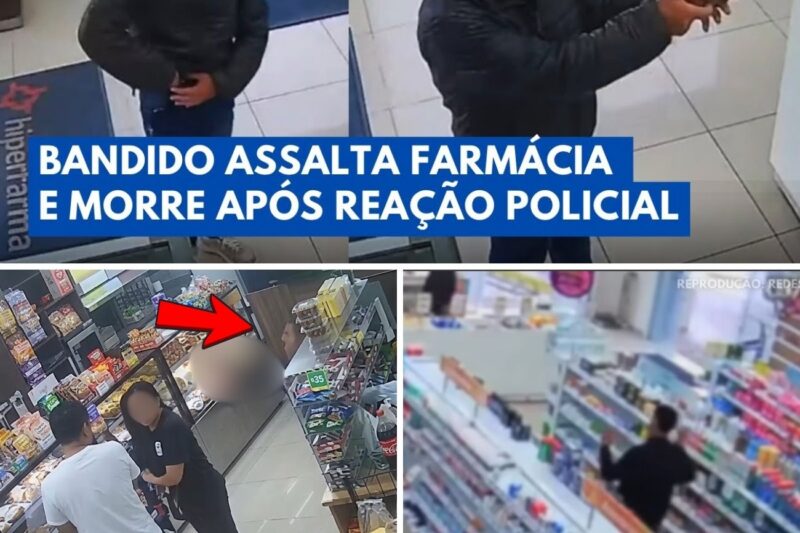 O PREÇO DA INSOLÊNCIA! Bandido que humilhou clientes em assalto desafia a polícia e ACABA MORTO após troca de tiros alucinante!