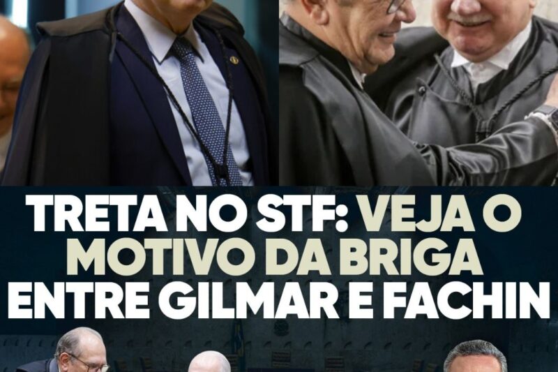 Treta Explosiva no STF: Gilmar Mendes Humilha Faquim e Reacende Conflito Interno na Corte Suprema