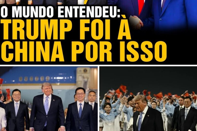 A visita de TRUMP à CHINA virou HUMILHAÇÃO? Entenda a repercussão mundial