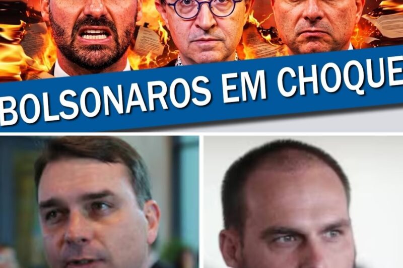 ASSISTA ANTES QUE CAIA: REINALDO AZEVEDO CAUSA PÂNICO EM EDUARDO E FLÁVIO BOLSONARO