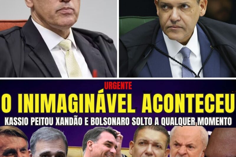 URGENTE KASSIO NUNES PEITOU XANDÃO EM MOMENTO DECISIVO E BOLSONARO SERÁ SOLTO A QUALQUER MOMENTO