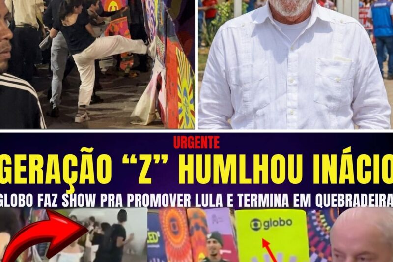 URGENTE TERMINA EM QUEBRADEIRA E REVOLTA SHOW COM CANTORA DA GLOBO PRA PROMOVER CAMPANHA DE INÁCIO