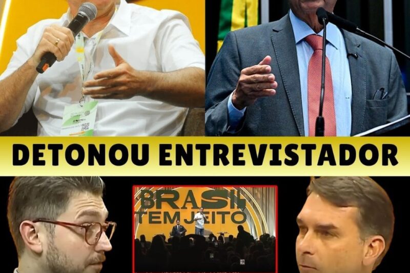 Flávio Bolsonaro Destrói Entrevistador e Conquista Palmas de Pé com Respostas Poderosas