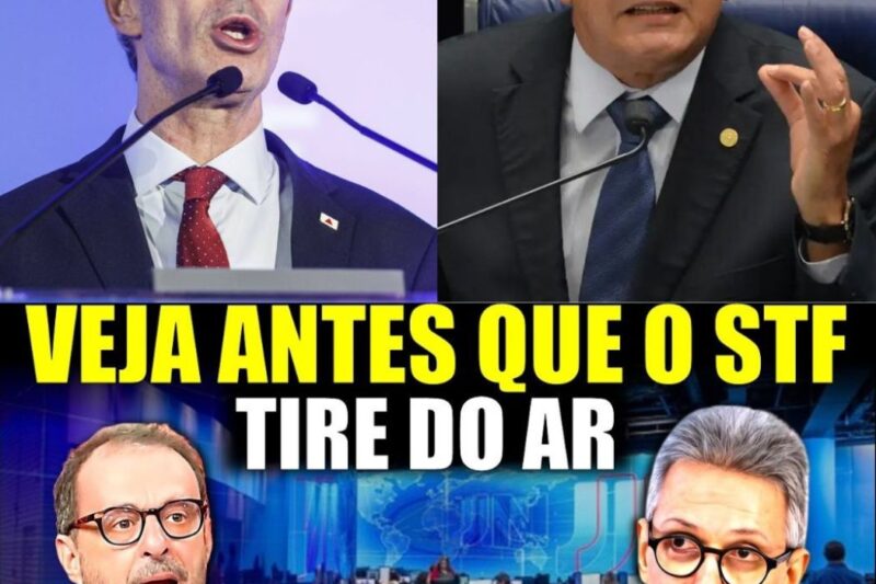 Zema Choca o Brasil: Ataca o STF e a Globo ao Vivo, E Revela Aterradoras Conexões do Supremo com o Crime Organizado!