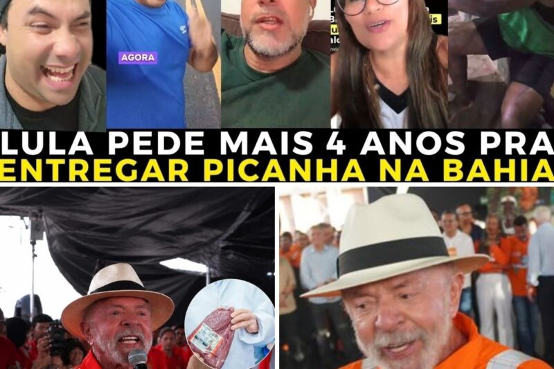 REVOLTA NO REDUTO: Lula tenta repetir promessa da picanha na Bahia, mas o povo reage com vaias e cobranças históricas sobre dinheiro dos aposentados!