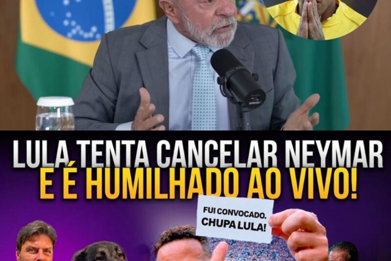 PODE RIR: Lula Tenta Barrar Convocação de Neymar e Toma Invertida Ao Vivo – O Que Realmente Aconteceu na Seleção