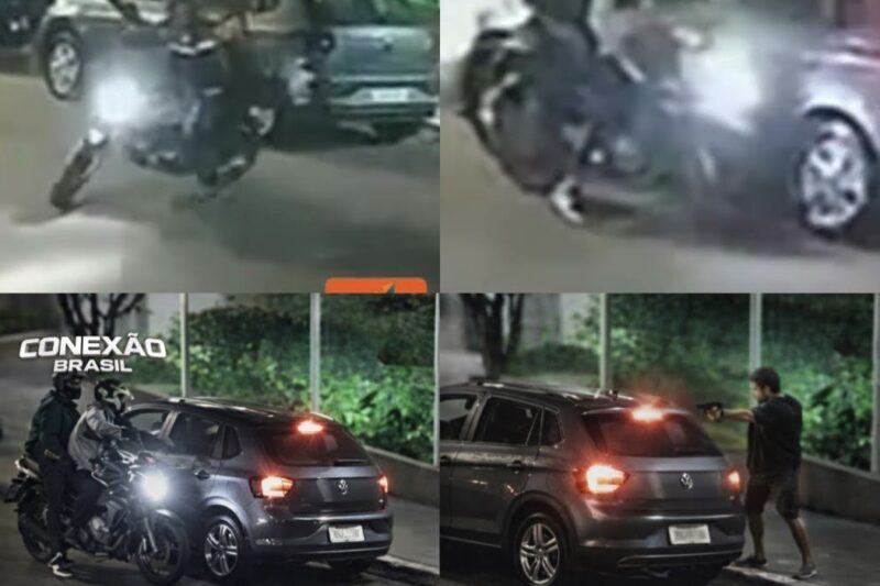 Policial reage com rapidez e eficácia em assalto contra esposa: Criminosos não escapam da ação das ruas de São Paulo!