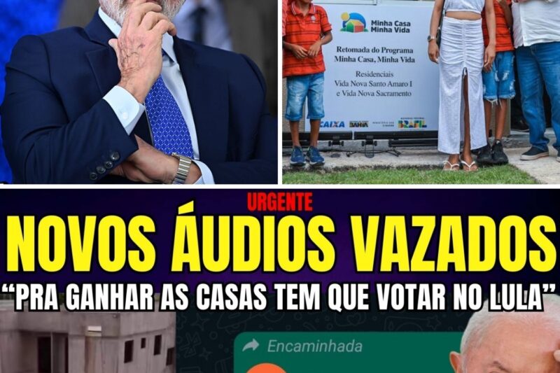 URGENTE ÁUDIO VAZADO IMPLICA INÁCIO DIRETAMENTE ENVOLVENDO ENTREGA DE CASAS DO MINHA CASA MINHA VIDA