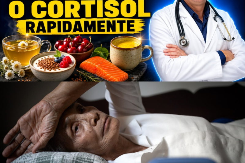 Acorda Sempre às 3 da Manhã? Experimente Estes 5 Alimentos para Baixar o Cortisol Rápidamente e Melhorar Sua Qualidade de Sono!