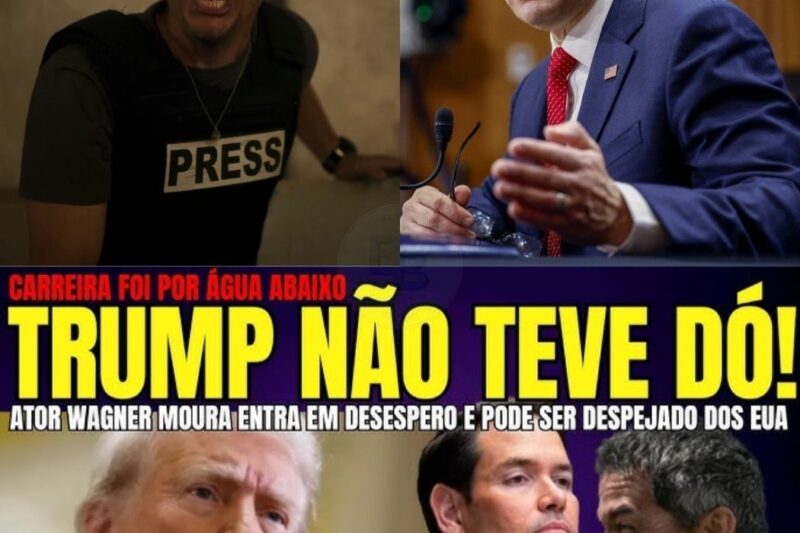 URGENTE ATOR WAGNER MOURA ENTRA EM DESESPERO AO SABER QUE PODE SER EXPULSO D0S EUA TRUMP NÃO TEVE DÓ