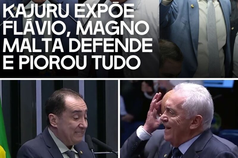 Kajuru expõe Flávio sabotando CPMI do Master e Magno Malta tenta defender mas se ferra junto