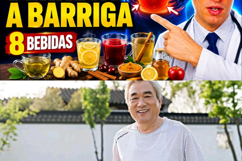 Tem Mais de 60 Anos? Beba Estas 8 Bebidas Todas as Manhãs Para Queimar Gordura Abdominal Rapidamente