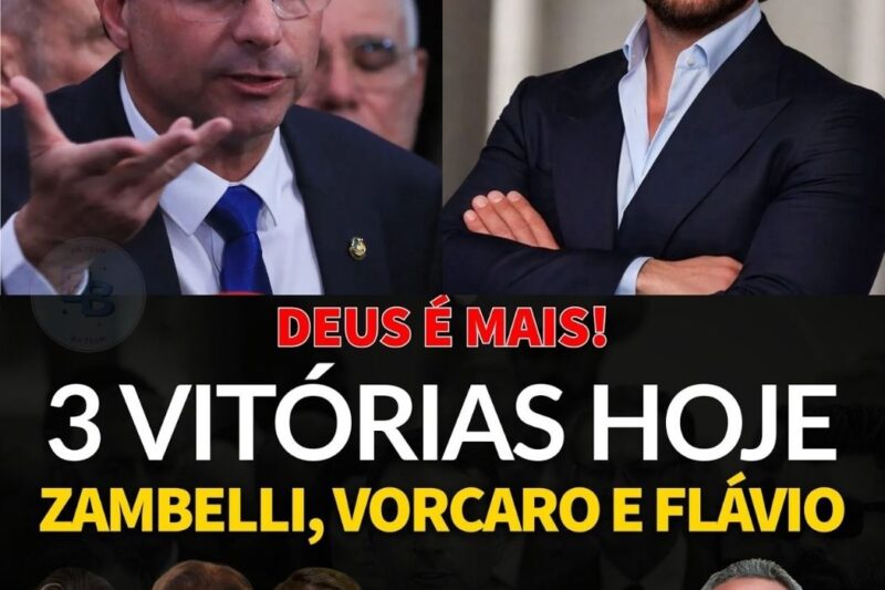 Deus é Mais! Três Grandes Vitórias Mudam o Cenário Político do Brasil: Zambelli Livre, Vorcaro à Mesa de Delação e Flávio Bolsonaro na Frente