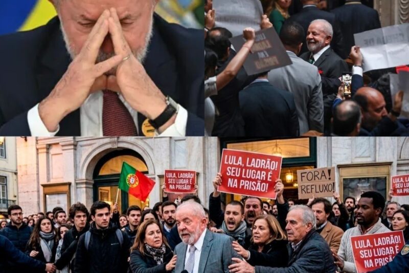 Lula Enfrenta Manifestações em Portugal: Multidão o Chama de “Ladrão” e Exige Sua Prisão