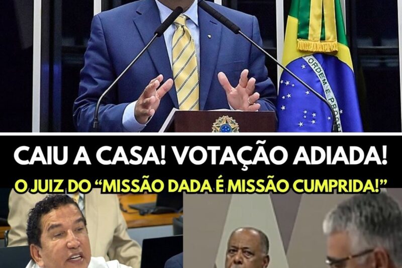 JUIZ DO MISSAO DADA É MISSÃO CUMPRIDA SE DEU MAL E VOTAÇÃO FOI ADIADA