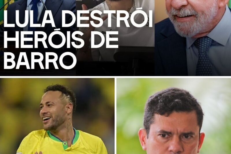 Lula desmonta dois mitos: Moro “monstro” da Lava-Jato e Neymar que não é nem ídolo da seleção