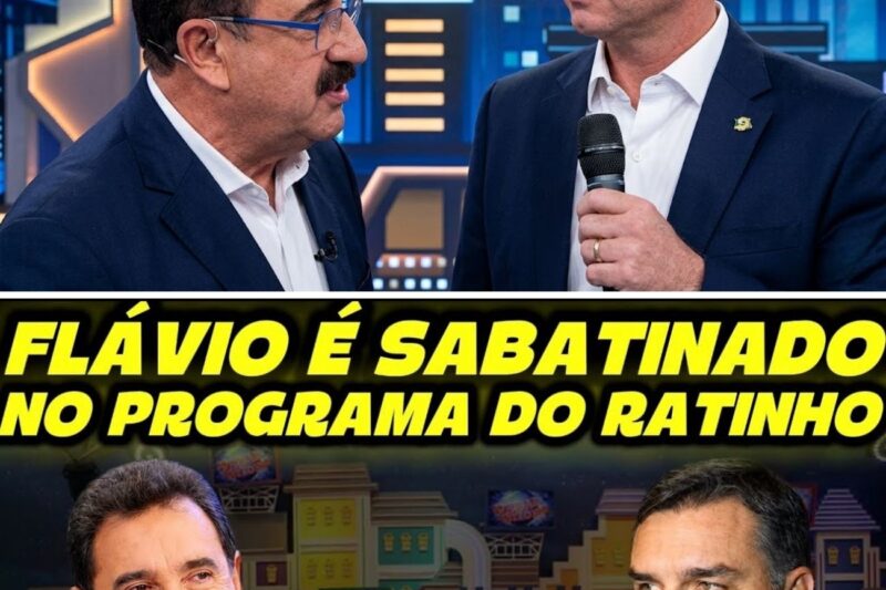 FLÁVIO BOLSONARO PASSA POR DURA SABATINA NO PROGRAMA DO RATINHO