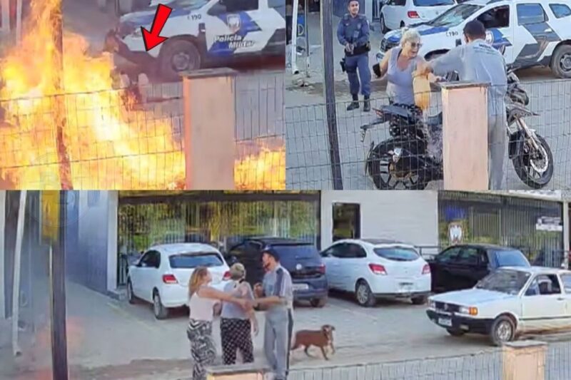 “MEU FILHO, NÃO FAZ ISSO!”: O GRITO DE DESESPERO DA MÃE QUE VIROU TOCHA HUMANA APÓS FILHO ATEAR FOGO EM MOTO DURANTE BLITZ