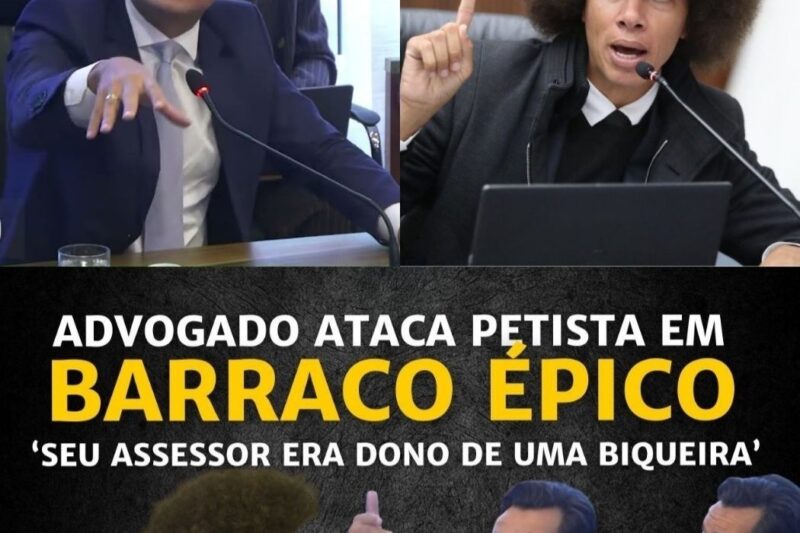 BARRACO E BATE-B0CA: Advogado Jeffrey Chiquini e Deputado Renato Freitas (PT) Trocam Baixarias