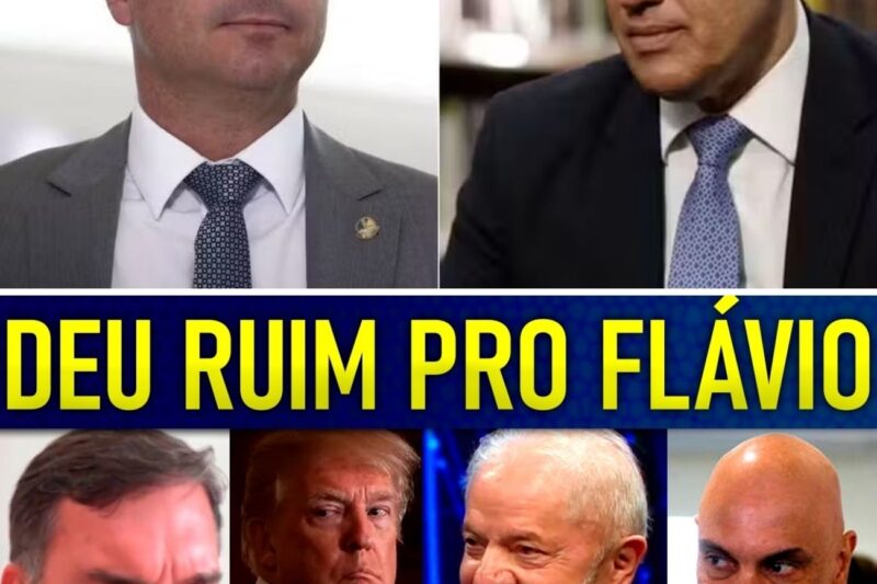 PF É ACIONADA E ALEXANDRE SOLTA B0MBA PRA PRENDER FLÁVIO BOLSONARO APÓS ENCONTRO COM TRUMP!!!