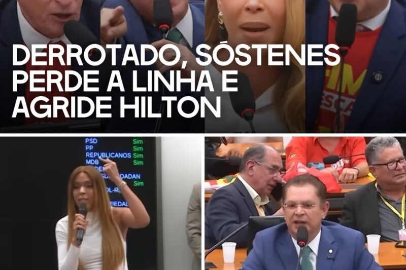 Ofensas e berros! Hilton comemora derrota da direita, Sóstenes se descontrola e é ironizado