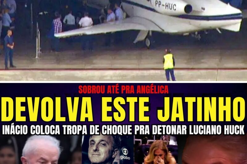 URGENTE INÁCIO PEDE PRA HUCK DEVOLVER JATINHO DO BNDES APÓS SER DETONADO PELO APRESENTADOR DA GLOBO