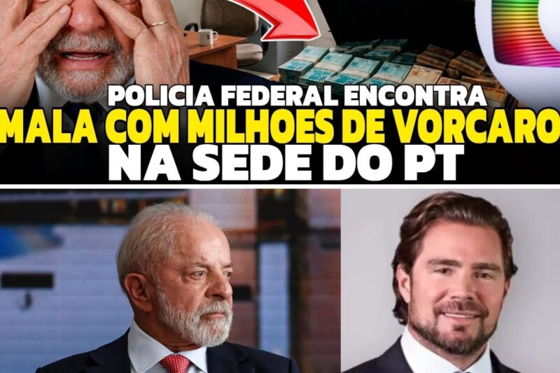 BOMBA! Lula é FLAGRADO com mala recheada com MILHÕES do Vorcaro dentro da sede do PT! AGORA E PRISAO