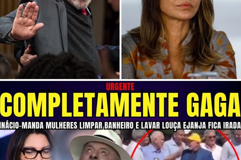 URGENTE PARECENDO BÊBADO INÁCIO MANDA MULHERES LAVAR LOUÇA E LIMPAR BANHEIRO JANJA FICA DESNORTEADA