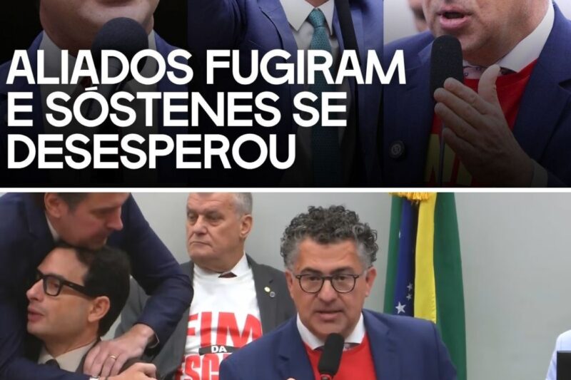 Sóstenes passa vergonha histórica, vê aliados o abandonarem e tenta disfarçar desespero