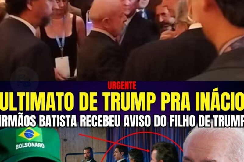 O ULTIMATO DE TRUMP A LULA E O PITO ÉPICO DO FILHO DE TRUMP NA CARA DE JOESLEY BATISTA