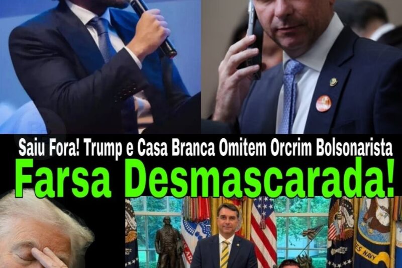 FARSA! FLÁVIO “ARMOU” ENCONTRO COM TRUMP? PROVAS REVELAM AMEAÇAS E CONEXÕES COM CLAUDINHO LALAU E ORCRIM