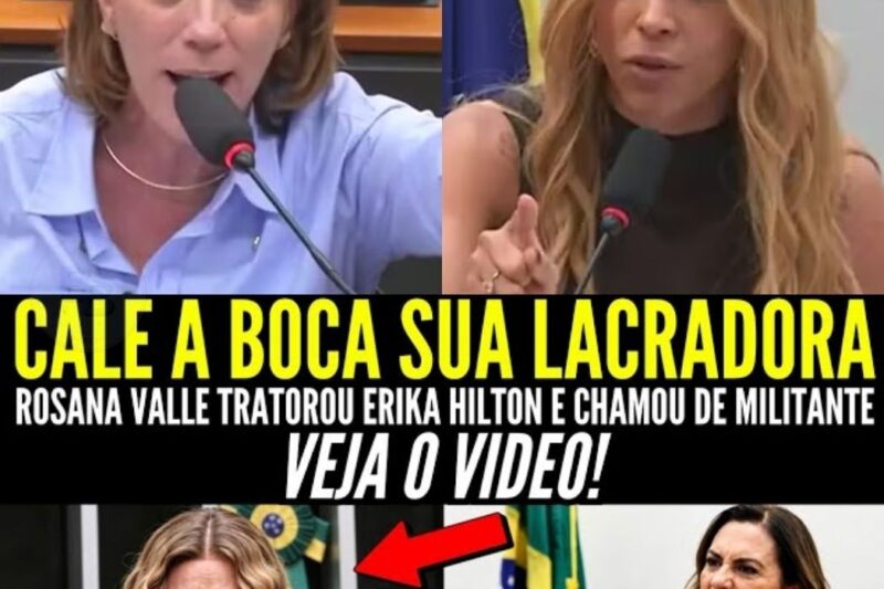 Rosana Valle Tratorou Érica Hilton na Câmara: O Confronto Que Mexeu com a Política Nacional