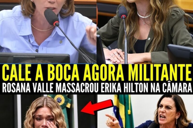 BASTIDORES EM CHAMAS! Rosana do Valle “Tratora” Erika Hilton ao Vivo em Confronto Histórico na Comissão da Mulher: “Militante Lacradora, Você Não me Representa!”