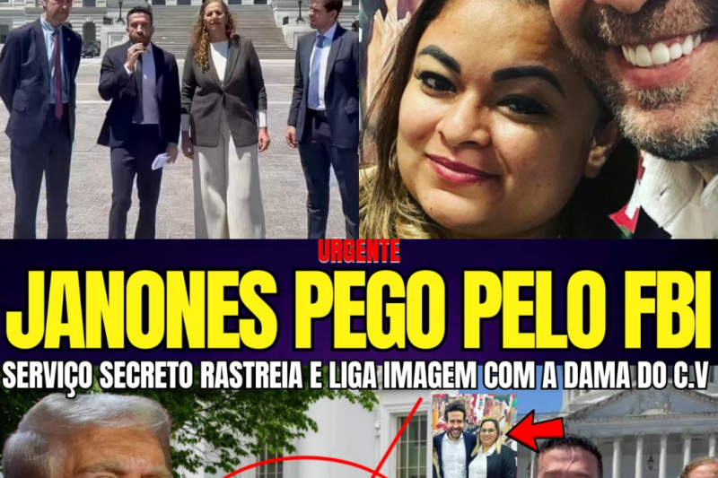 A QUASE PRISÃO DE JANONES PELO FBI: O Dia em que a ‘Senhora do Tráfico’ Quase Levou o Deputado para a Cadeia nos EUA!